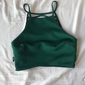 Super cute strappy crop top